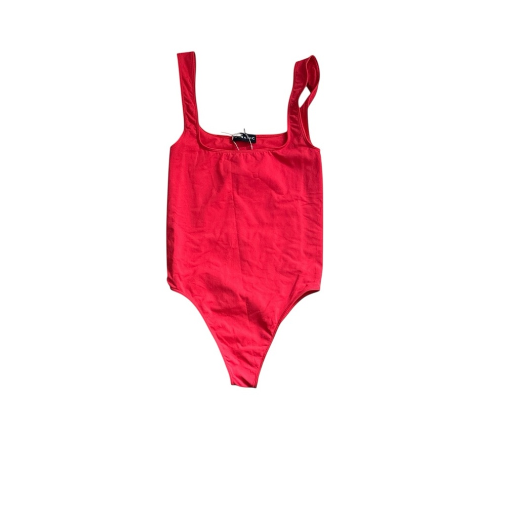 Chic Red Women's Bodysuit